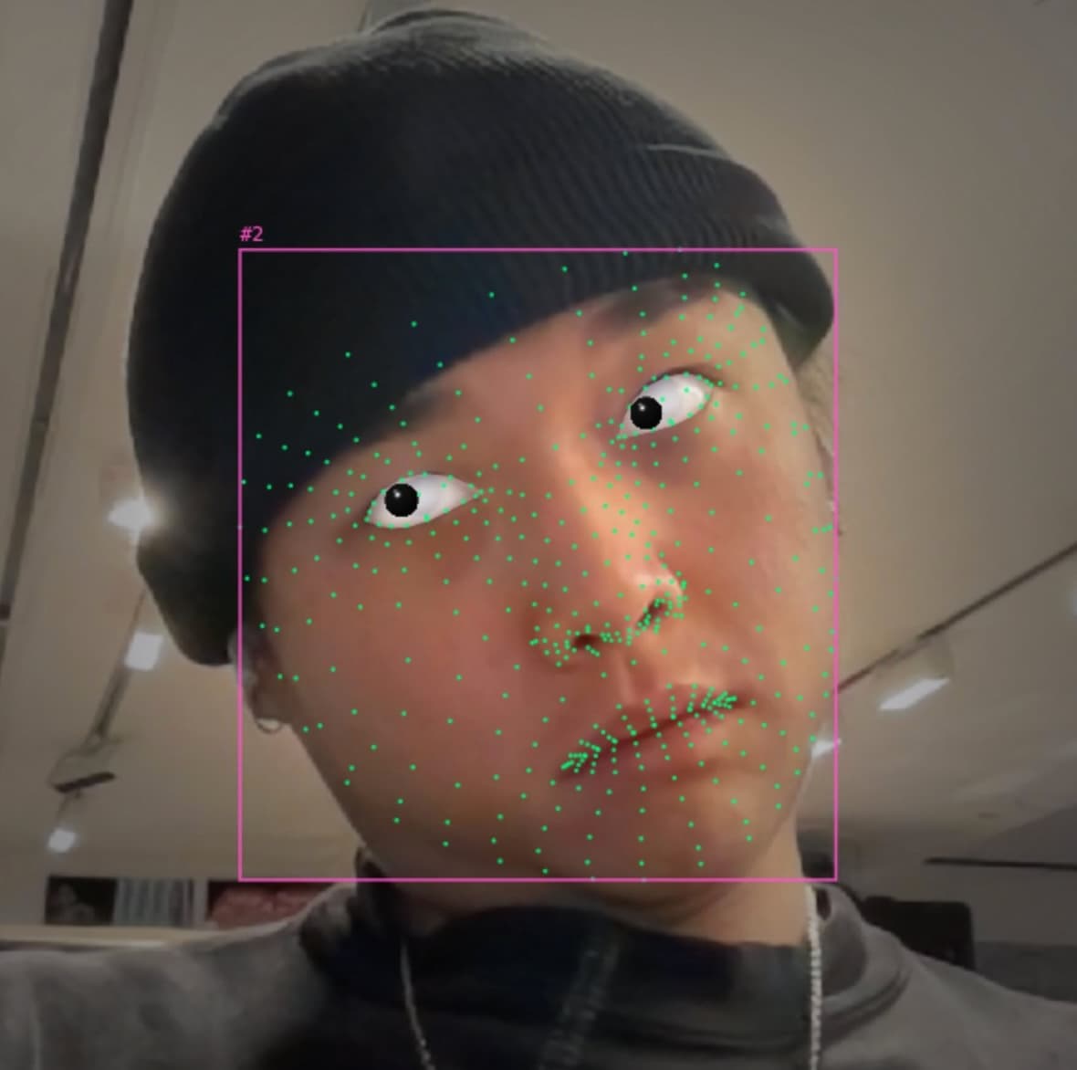 MediaPipe's 478 face landmarks