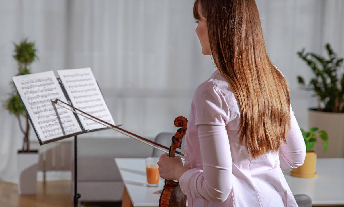 Musicians most often practice alone.